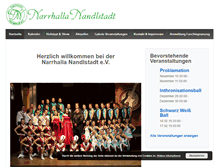Tablet Screenshot of narrhalla-nandlstadt.de